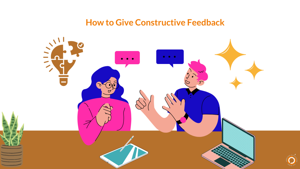 How to give feedback effectively