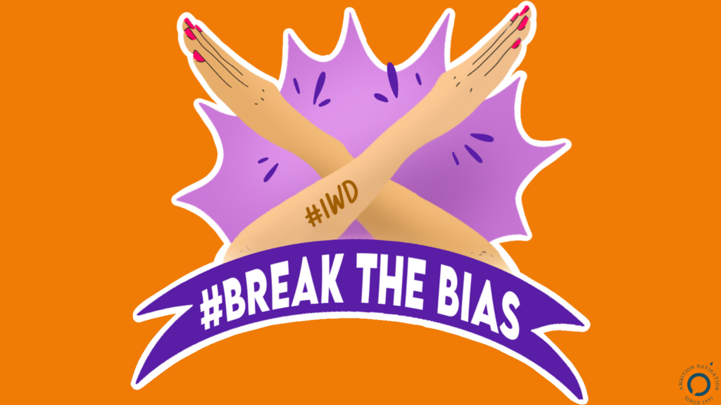 Break the bias logo for gender pay gap